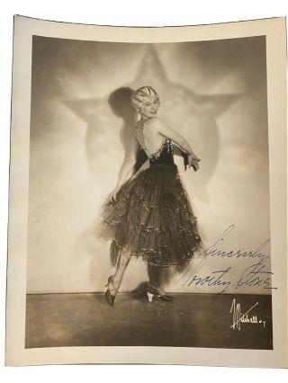 Vintage 1900’s Broadway Dorothy Stone Autograph Photo By Mitchell N.  Y.