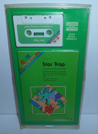 Vintage Ccw Radio Shack Trs - 80 Computer Game Star Trap Old Stock 1980 