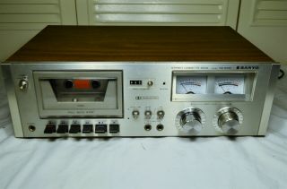 Vintage Sanyo Rd 5030 Stereo Cassette Deck Needs Some Work Read