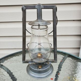 Dietz Antique Kerosene Tubular Lantern Rare Not Sg&l C T Ham Berger Square Tube