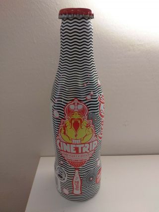 Rare Coca - Cola Cinetrip Aluminium Alu Full Bottle - Hungary - Collectors Item