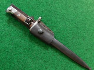 Chilean Bayonet M 1895 With Scabbard And Frog - Matching Numbers