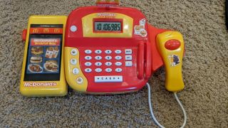 Vintage Mcdonalds Play Food Electronic Cash Register Calculator