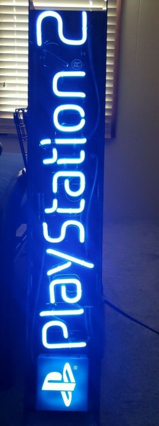 Sony Playstation 2 Neon Sign Display Advertising