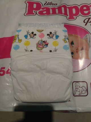 Ultra Pampers Phases Phase 1 8 - 14 Lbs Disney Babies Baby Design Diapers
