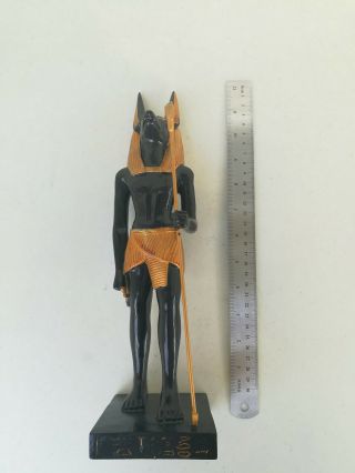 Ancient Egyptian Anubis Statue Over 12 " Tall Sculpture