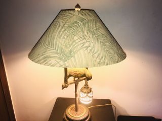 Frederick Cooper Vintage Parrot Lamp With Shade