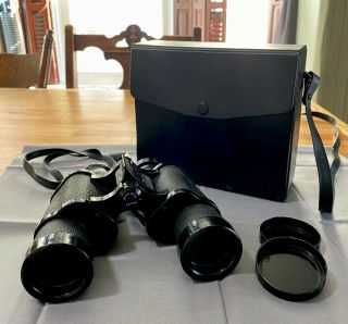Vintage Bushnell Ensign Instafocus 7x35 Binoculars W/ Bag