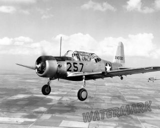 Photograph Of A Aircraft Vultee Bt - 13 Valiant Trainer In Flight Year 1941 8x10