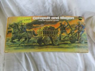Vintage 1967 Box Only Planet Of The Apes Toy Catapult & Wagon Mego Movie Tv