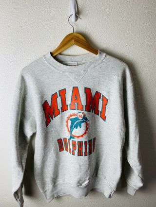 Vintage Miami Dolphins Crewneck Sweatshirt Men’s Size Large