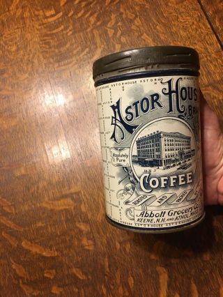 Astor House Brand Coffee Tin