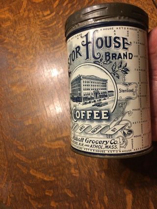 Astor House Brand Coffee Tin 2