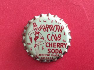 Harmony Club Cherry Soda Bottle Cap - Cork Lined -
