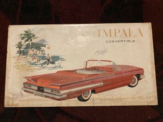 1960 Chevrolet Impala Convertible Dealership Showroom Poster 32 X 18
