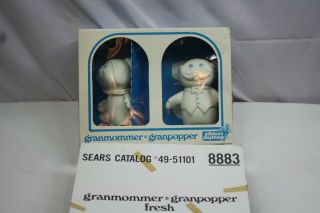 1974 Pillsbury Doughboy - Granmommer & Granpopper Figures - Mint/unused Sears