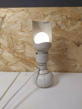 Vtg White Table Lamp By Gino Sarfatti Arteluce Model 600p Made In Italy