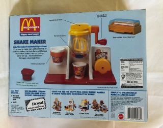 VINTAGE 1993 McDonald’s Happy Meal Magic Shake Maker - - FACTORY 2