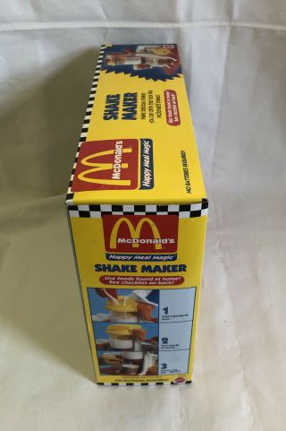 VINTAGE 1993 McDonald’s Happy Meal Magic Shake Maker - - FACTORY 3