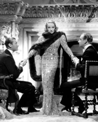 Marlene Dietrich,  Melvyn Douglas & Herbert Marshall " Angel " - 8x10 Photo (az633)