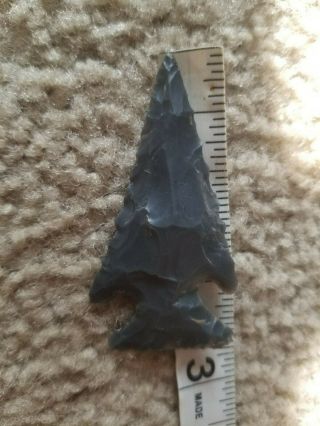 Fine 2 5/8 Inch Kentucky Lost Lake/thebes Arrowhead Artifacts Sonora Chert