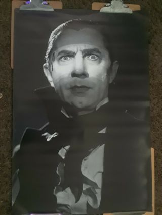 Universal Classic Monster Dracula Bela Lugosi Poster 24 " X36 " B&w