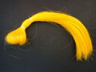 Us Cavalry Dress Helmet Horse Hair Yellow/orange Plume 1881 To 1902 Unissued