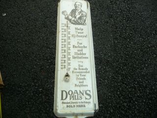Drug Store Advertising Thermometer Doan 