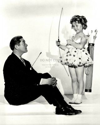 Shirley Temple Warner Baxter " Stand Up And Cheer " 8x10 Publicty Photo (da - 037)