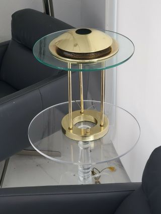Bauhaus Modernist Mcm George Kovacs Robert Sonneman Ufo Saucer Table Desk Lamp