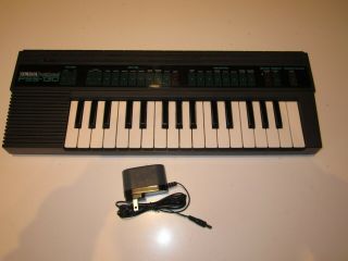 Vintage Yamaha Portasound Electric Keyboard Pss - 130 W/ Adapter