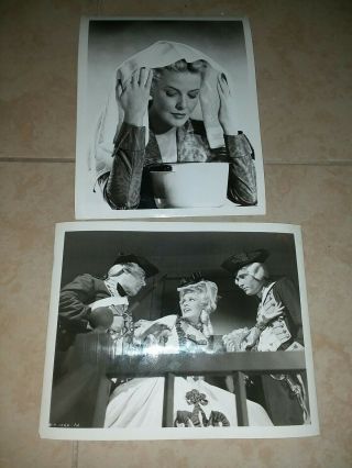 2 Vintage 8 X 10 Movie Promo Photos Of Janis Carter.  Ds4026
