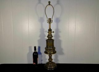 Frederick Cooper Table Lamp Hollywood Regency Urn 34 " Pressed Metal Brass Finish