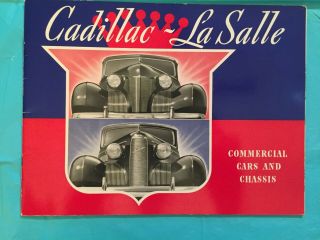 1939 Cadillac Lasalle " Commercial Cars & Chassis - Fleetwood Ambulance,  " Brochure