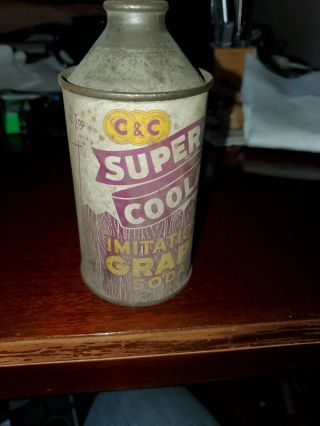 C&c Coola Imitation Grape Soda Cone Top Can