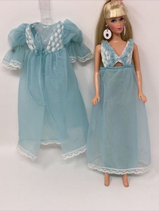 Vintage Barbie Clothes Get Ups N Go Doll Outfit 9743 Dreamy Delight For Night