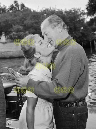 Photo - Belinda Lee & Curd Juergens At Venice Film Festival,  1950s