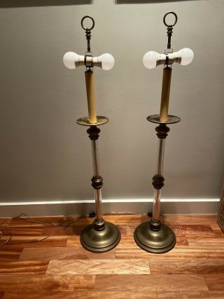 2 Mid - Century Chapman Table Lamps