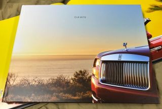 2019 Rolls - Royce Dawn Main Book Hardcover Vip Brochure 2 462 919