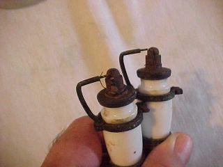 Pair BOGART 1871 Gas Light Fixture Mechanical Electrical Starter Ignitor Burner 3