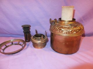 1890 ' s High Dome B&H Bradley and Hubbard Center Draft Oil Lamp font 2