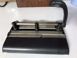 Vintage 3 Hole Punch Master Products Mfg.  Co.  Series 25 Made In Usa