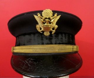 Spanish American War Us Army M1902 Officer Dress Bell Cap Style Hat - Sz 7