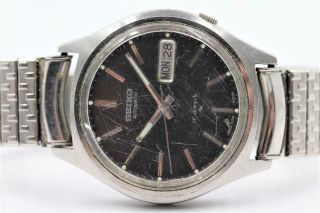 Vintage Seiko Automatic 17j Day Date 7009 - 8029 - 9 Stainless Steel Mens Wristwatch