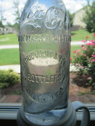 OLD EARLY 1900 ' s S S COCA COLA BOTTLE VILLA RICA ELECTRIC LIGHT & POWER BOTTLING 2