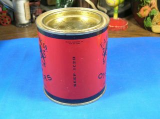 Vintage Lux Brand Raw Oysters Tin 1 Pint Tin Lux Packing Co.  Baltimore,  M.  D. 2