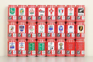 1995 Coca Cola 22,  2 Cans Set From South Africa,  Rugby World Cup