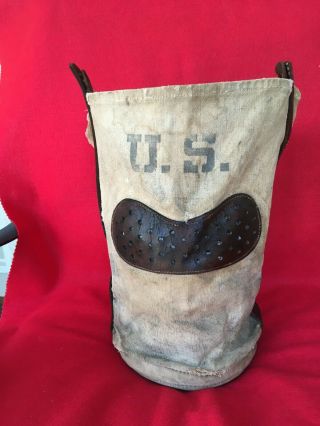 M1885 Army Cavalry Horse Feed Bag Bucket Indian War Spanish American Wa