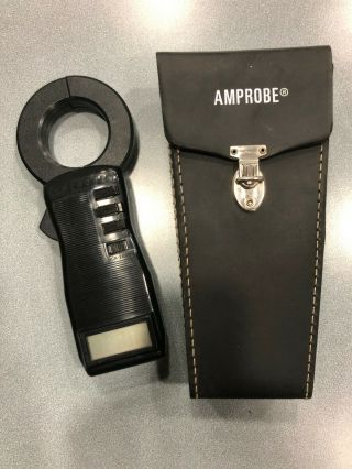 Amprobe Amp Meter With Case Vintage Model Ac/dc 1001