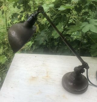 O.  C.  White Industrial Table Top Work Lamp For Restoration